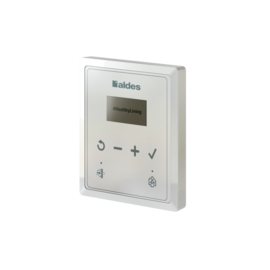 Betjeningspanel med CO2 føler